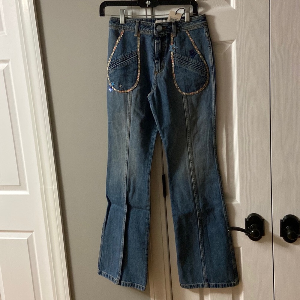 Coach Patchwork Denim Pants